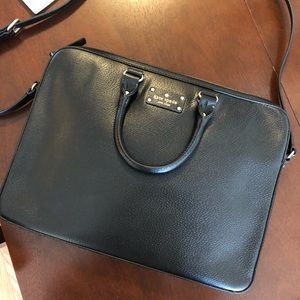 New Kate Spade Black Laptop Bag